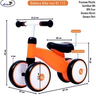 Makassar - Inui Balance Mini Bike Anak Ride KC 115 Sepeda Dorong Anak