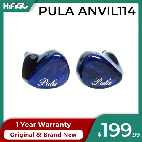 PULA ANVIL114 1DD+1BC+4BA Drivers In-Ear Monitor Earphones with Four-Core Single-Crystal Copper Silv