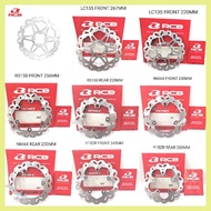 ♥ ◞ ❁ RCB DISC PLATE E-SERIES FRONT REAR NMAX Y15ZR RS150 LC135 RCB