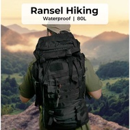 MOJOYCE 80L Waterproof Oxford Camping Hiking Military Backpack
