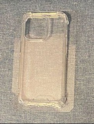 Apple iPhone 14 Pro用來擋一下等預購犀牛盾到貨前的的透明殼(95成新_已酒精消毒_非犀牛盾原廠出的殼)