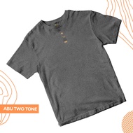 Kids T-Shirt Short Sleeve Two Tone Dark Grey Unisex Combed 30s 1 2 3 4 5 6 7 8 9 10 Years