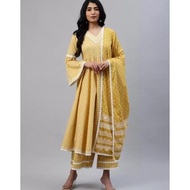 [READY] KURTI BRAND LIBAS SIZE XXL SET DENGAN CELANA PALAZZO DAN SELENDANG / BAJU KURTI WANITA / BAJ