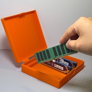 Desktop computer memory stick storage box with lid | Backboard type RAM The stand can accommodate30个