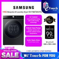 Samsung 17kg Bespoke AI™ INVERTER Hybrid Heat Pump Laundry Dryer [ DV17B9750CV/FQ ] Mesin Pengering 