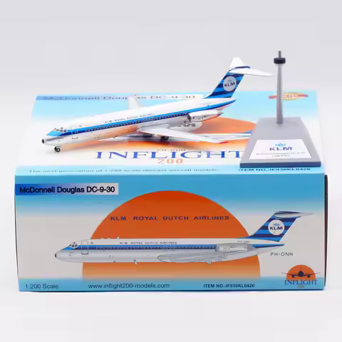 IF930KL0426 Alloy Collectible Plane INFLIGHT 1:200 KLM Royal Dutch Airlines McDonnell Douglas DC-9-3