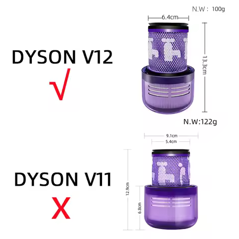 Compatible For Dyson V12 Detect Slim / Dyson V12 Slim SV20, SV30, SV34, SV35 Replacement Filter