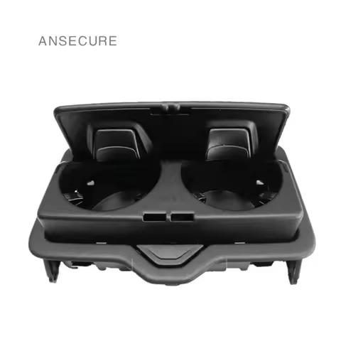 Black Rear Seat Armrest Cup Holder Drinks Holder For Audi A3 8V Q2 Q5 2017-2020 Q3 2019-2025 4M08859