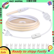 Makeup Mirror Light Strip COB Strip Lights Vanity Lights Bathroom Dressing Table Room White 10M EU P