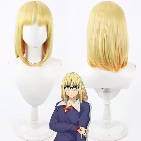 Anime Fate/strange Fake Ayaka Sajyou Cosplay Wig Heat Resistant Hair Cosplay Costume Wig + Free Wig 