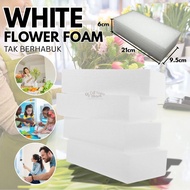 Span Bunga Tak Berhabuk/ Span Kering/ FLower Foam Brick/ Span Putih/ Span Bouquet/ Dry Foam