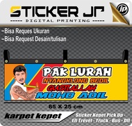 Sticker Karpet Kepet Mobil Pick Up L300 Truck Bus Grandmax Dll  Kepet Ebek Penahan Lumpur Ukuran 85 
