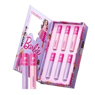 Colorkey X Elle Barbie Series Mini Airy Matte & Mirror Lip Glaze 6pcs Limited Edition Gift Box Set