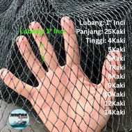 PE Net Agriculture/Chicken/Fence Hole 1" Inch, Height 4 Feet, 5 Feet, 6 Feet, 7 Feet, 8 Feet, 10 Fee