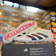Kasut Bola Sepak PREDATOR 2025 Elite Laceless FG size:36-45 Men s Outdoor Knitting Football Shoes An