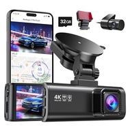 REDTIGER F7NP 4K Dual Dash Cam with Adhesive Mount