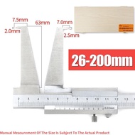 Inner GROOVE CALIPER สแตนเลสภายใน Vernier Caliper สำหรับเครื่องมือวัดขนาดเส้นผ่าศูนย์กลางภายใน 10-16