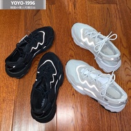 Original Adidas Ozweego Grey Ozweego White All Black Santa Shoes Black Samurai Reflective Casual Sho