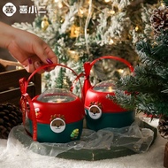 New Christmas Apple Box High-End Christmas Eve Handmade Christmas Gift Packaging Portable Apple Box Elk diy Christmas Gift Exchange Gift
