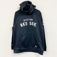 UNDER ARMOUR 黑色連帽衛衣/運動衫，L 碼，古著