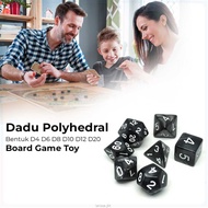 Dice Dice & Dragons Polyhedral Board Game Dice Set