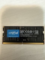 Crucial 16GB DDR5-5600 SODIMM 記憶體 - 條