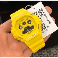 Yellow Casio G-Shock DW5900 Yellow Cat Paws Watch Water Resistant Cat Paws Watch