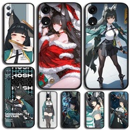 Multiple designs of TPU black phone cases Anime Cartoon Zenless Zone Zero Hoshimi Miyabi(DMB5) for O