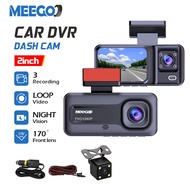 MeeGoo Car Recorder Dash Cam 3 Channel Recording 1080P Full HD Dash Cam Car 行车记录仪