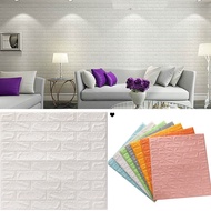MD-C206 Wallpaper Dinding Foam 3D Kecil Motif Batu Bata / Walpaper Stiker Dinding Dekorasi Kamar