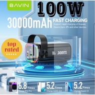 ♥️100W 30000mAh SUPER FAST CHARGING power bank for laptop, mobile phones REAL CAPACITY 30000mAh powerbank