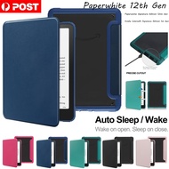 For Amazon Kindle Paperwhite 12th Generation 2024 Colorsoft Signature Edition (1st) Case Leather Sma