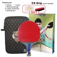 LOKI 7 Star Table Tennis Racket 5 Wood Offensive Ping Pong Bat Sticky Rubber with ITTF Approved