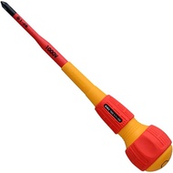 ANEX Insulated Screwdriver, 1000V Rated, Slim Tip, for Electrical Work, +1x100, No. 7900