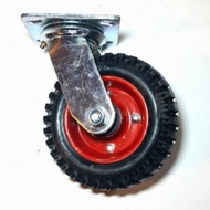 Trolley Wheels 5" Inch Rubber Trolley Wheels (Swivel) Taiwan