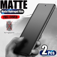 OnePlus12 OnePlus12R OnePlus11 OnePlus11R 2Pcs 999D Matte Frosted Soft Hydrogel Film For OnePlus 12R 12 11R 11 Anti-Fingerprints Phone Screen Protector Anti Spy Privacy Soft Film