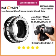 KNF Concept Lens Adapter Nikon F Mount Lens G ED AI AF-S to Nikon Z Body - Converter Lens Nikon to N