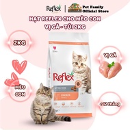 Reflex Premium Kitten Granules, Chicken Flavor Kitten Food - RC851 2kg Bag