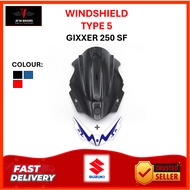 WINDSHIELD VISOR 5.0 SUZUKI GIXXER 250 SF | ALL MODEL