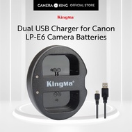 [KingMa] LP-E6 / LP-E6NH / LP-E6P USB Dual Charger for Canon Camera Battery LPE6 / LPE6NH / LPE6P