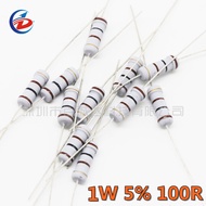 20PCS 1W 5% 100 ohm resistor