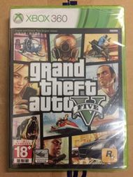 (全新現貨兩片光碟)XBOX 360 俠盜獵車手 5 GTA5 Grand Theft Auto V 中文版