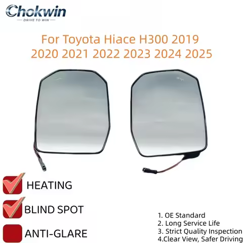 For Toyota Hiace H300 2019 2020 2021 2022 2023 2024 2025 Car High Quality Heated Convex Blind Spot M