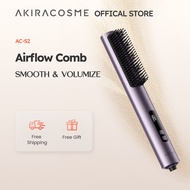 Japan AKIRA Mini Portable Ceramic Negative Ion Anti Scald Cool Air Volumizing Comb Hair Straightener