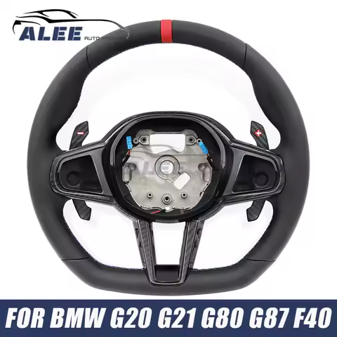Steering Wheel Nappa Leather for BMW G05 G06 G20 G21 G22 G23 G26 G29 G80 G87 F40 M40i M340i 330i M13