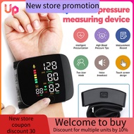 Portable Monitor BP Digital Blood Pressure Rechargeable Wrist High Blood Pressure Sphygmomanometer