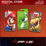 [10 MINUTES DELIVERY] Nintendo Switch eShop Prepaid Gift Top Up (UK) GBP£15 GBP£25 GBP£50
