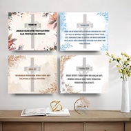 Christian Wall Decoration 20x30cm Bible Verse Wall Display Home Room Wall Decoration Bible Verse
