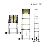 【3 Year Warranty】13.5FT Aluminum Telescopic Ladder Straightr 4.1M