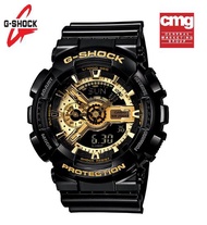 Casio G-Shock รุ่น GA-110GB-1ADR นาฬิกาข้อมือผู้ชายสายเรซิ่น  สีดำ/สีทอง (สินค้าขายดี) - มั่นใจ ของแ